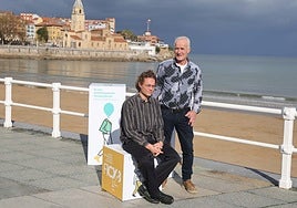 Sven Bresser y Gerrit Knobbe, director y protagonista de la película 'Reedland'.
