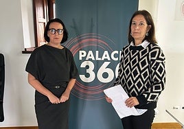 Marta Piquero, responsable del área de Empresa y Emprendimiento del Servicio de Promoción Económica, y la edil Patricia Antuña.