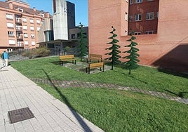 Infografía de la parcela de la calle Periodista Francisco Carantoña Dubert que será convertida en zona verde.