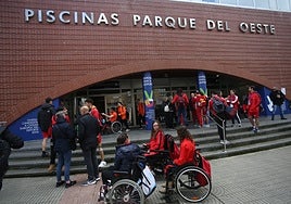 Las piscinas del Parque del Oeste, a la espera de rehabilitación.