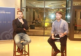 Juan Fernández-Miranda y el presidente del PP de Gijón, Andrés Ruiz.