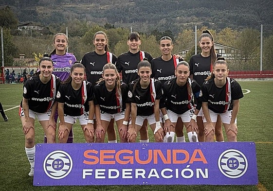 El once inicial que se enfrentó este domingo al Athletic Club B.