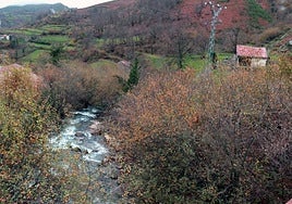 La zona de Cuevas, en Felechosa, donde comienza el Camino Real