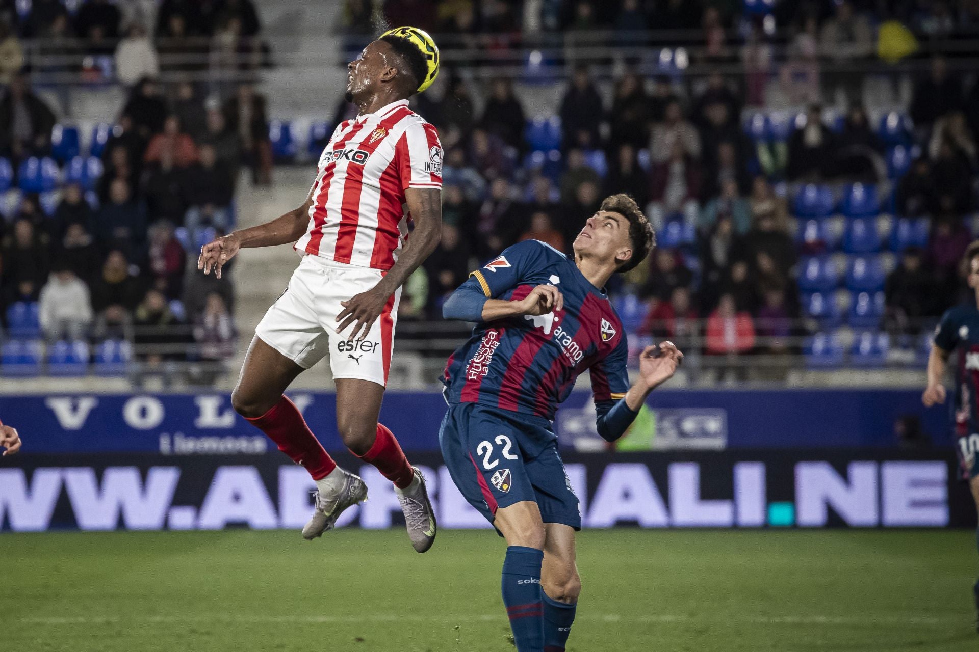 Las mejores imágenes del Huesca 2-0 Sporting de Gijón