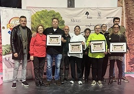 Ganadores del concurso 'Explorando el pote perfecto' en las jornadas gastronómicas de Turón.