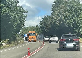 El corredor del Nalón, a su paso por Langreo.