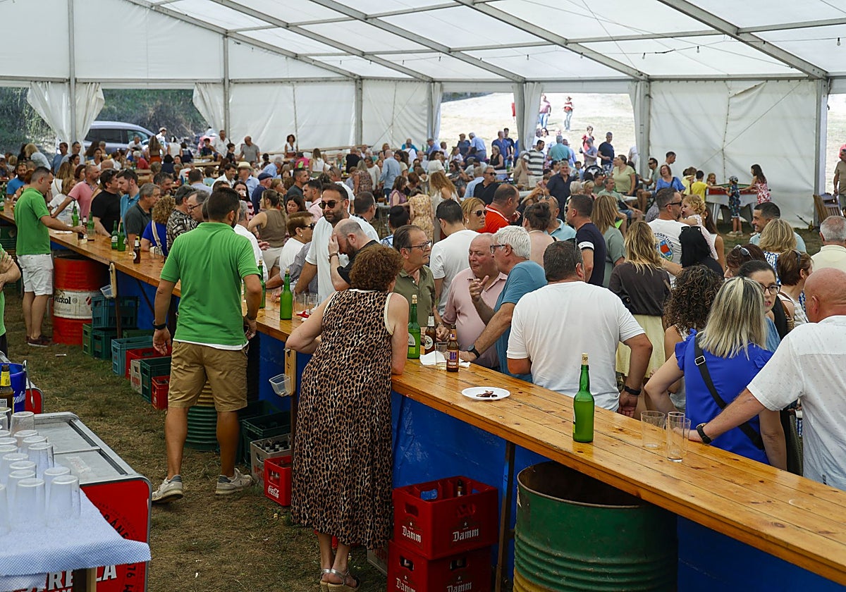 Ambiente en las fiestas de Fano el pasado mes de agosto.
