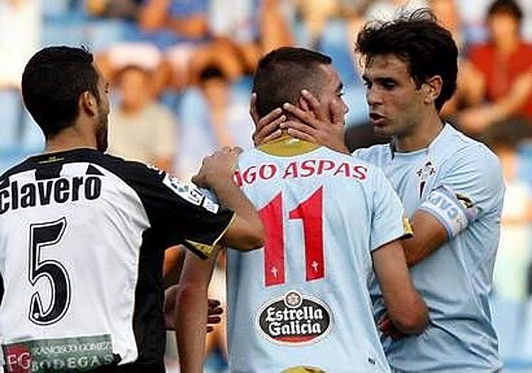 Borja Oubiña y Iago Aspas, con el Celta en Segunda, los canteranos que iniciaron la etapa dorada de A Madroa.