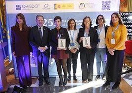 Leticia González, Alfredo Canteli, Joana Benavente, María Cortés, Soledad Sánchez, Cristina Calviño y María Velasco.