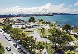 Una de las imágenes incluidas en el proyecto ganador del concurso de ideas para la playa verde de El Rinconín.