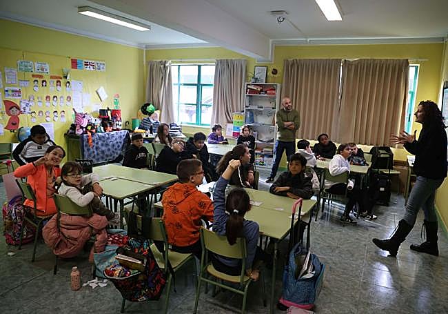 Carmen Iglesias en uno de los talleres