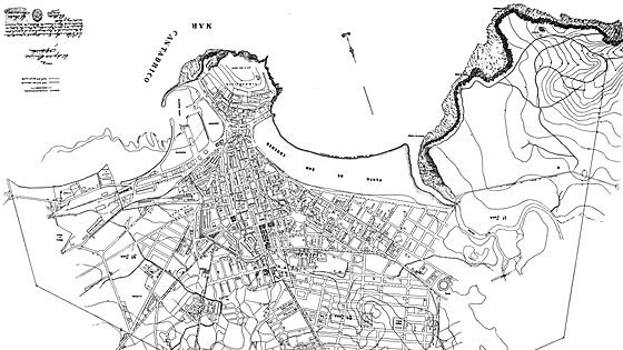 Un plano de 1913 que vuelve a Gijón