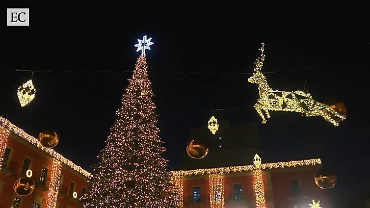 Así fue el encendido de luces de Navidad en Gijón
