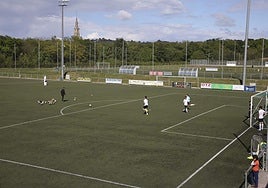 Vista general de los campos de fútbol del Tragamón.