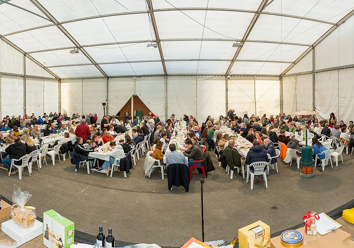 Celebración del magüestu vecinal en San Justo