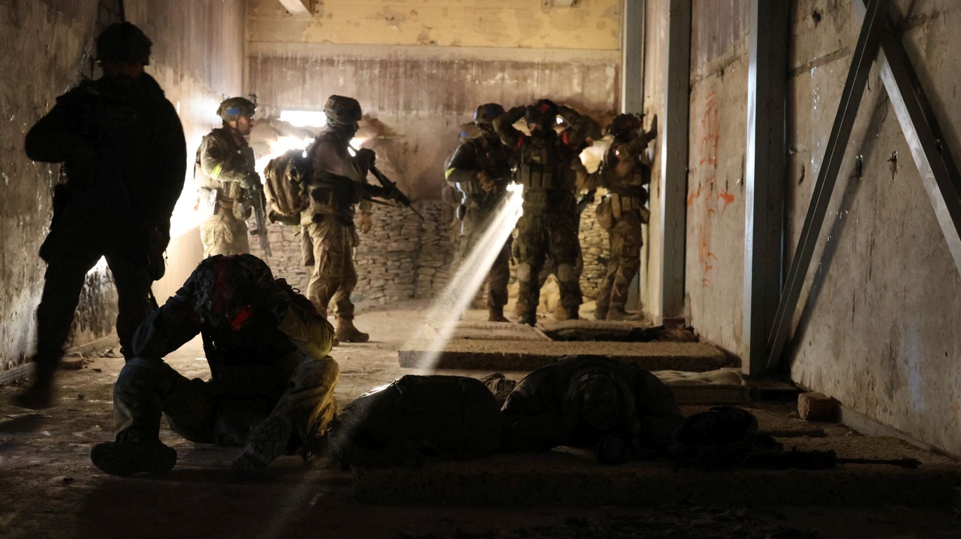 Entrenamiento del batallón San Quintín del regimiento Príncipe