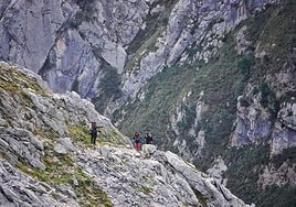 La Ruta del Cares, cerrada por un derrumbe