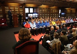 Reciente celebración de la festividad de Santa Catalina en la Universidad de Oviedo.