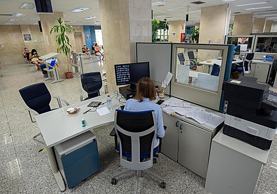 Imagen de una oficina de empleo.