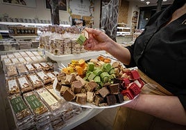 Turrones y dulces navideños.