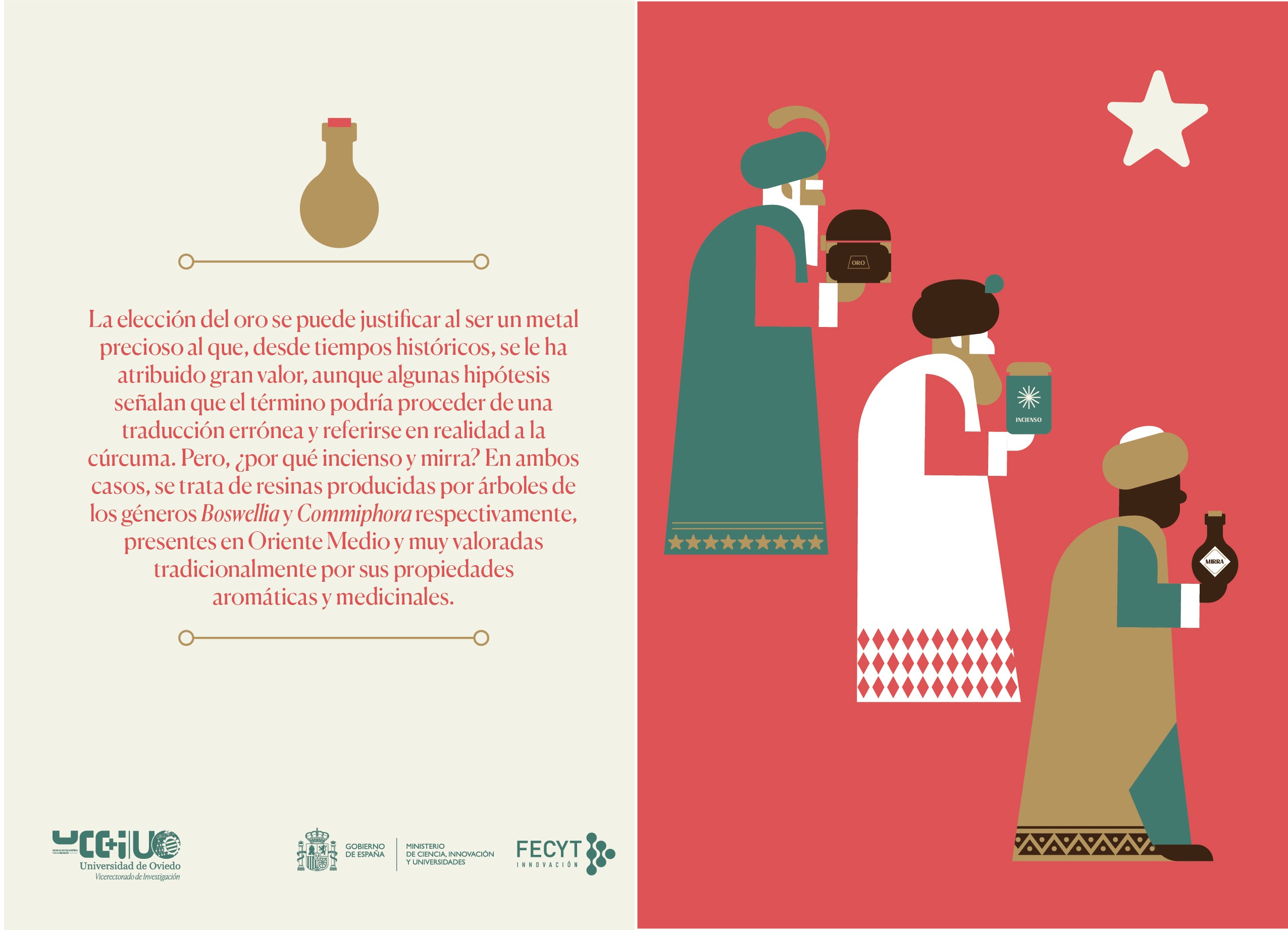 Una Navidad cargada de ciencia: postales y calendario de Adviento para felicitar las fiestas de la Universidad de Oviedo