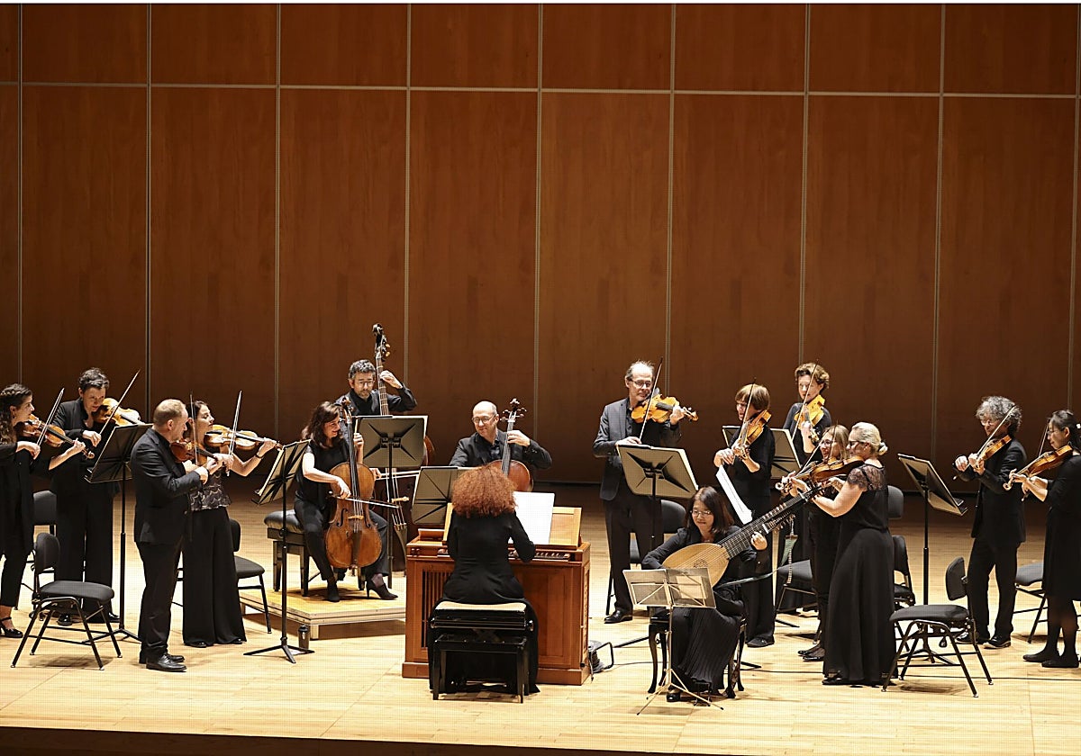 Concert D'Astrée, durante su recital en el Auditorio.