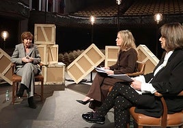 Carmen Moriyón, alcaldesa de Gijón, en el encuentro con EL COMERCIO.