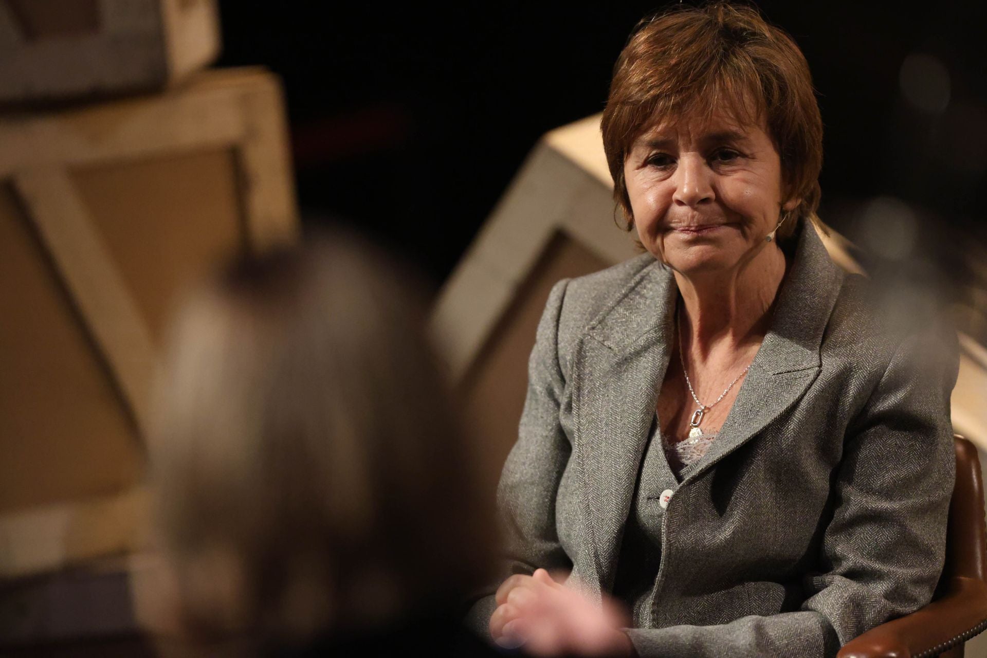 Las imágenes del encuentro de la alcaldesa de Gijón con EL COMERCIO