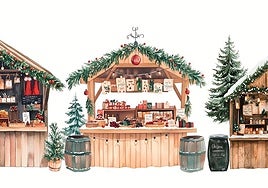 Infiesto se llena de magia con el Mercadillo Navideño de L'Agostiellu