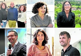 Verónica Fernández, Roberto Cuesta y Maribel Amador, de Class Moda.Pilar Martínez Antuña, CEO de Llana Consultores.Teresa Fernández Marmiesse, de Grupo Junquera. Eric García Ordóñez, fundador y CEO de GooApps.Mamen Diego, de Objet Particulier. Christian J. Robledo, de CIS Robotics.