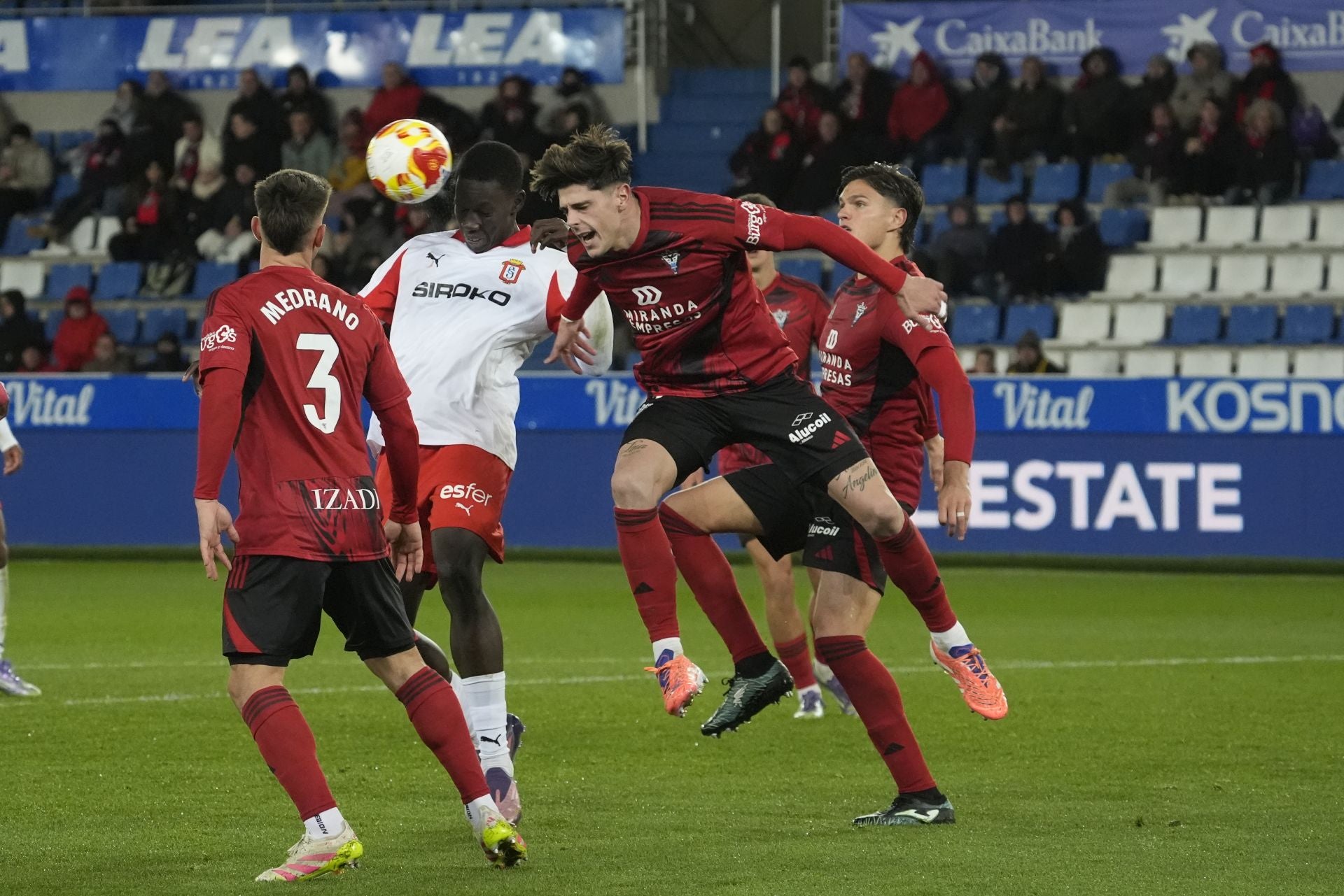 Las mejores jugadas del partido de Copa del Rey del Mirandés - Sporting de Gijón