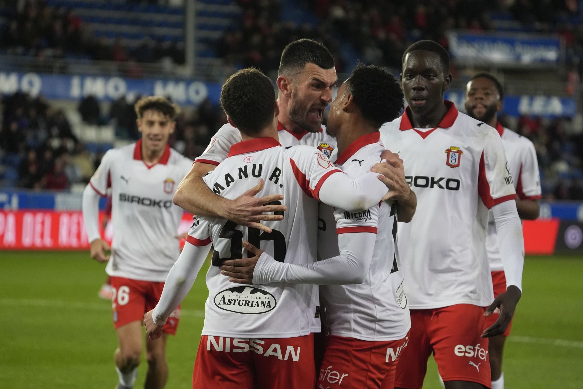 Las mejores jugadas del partido de Copa del Rey del Mirandés - Sporting de Gijón