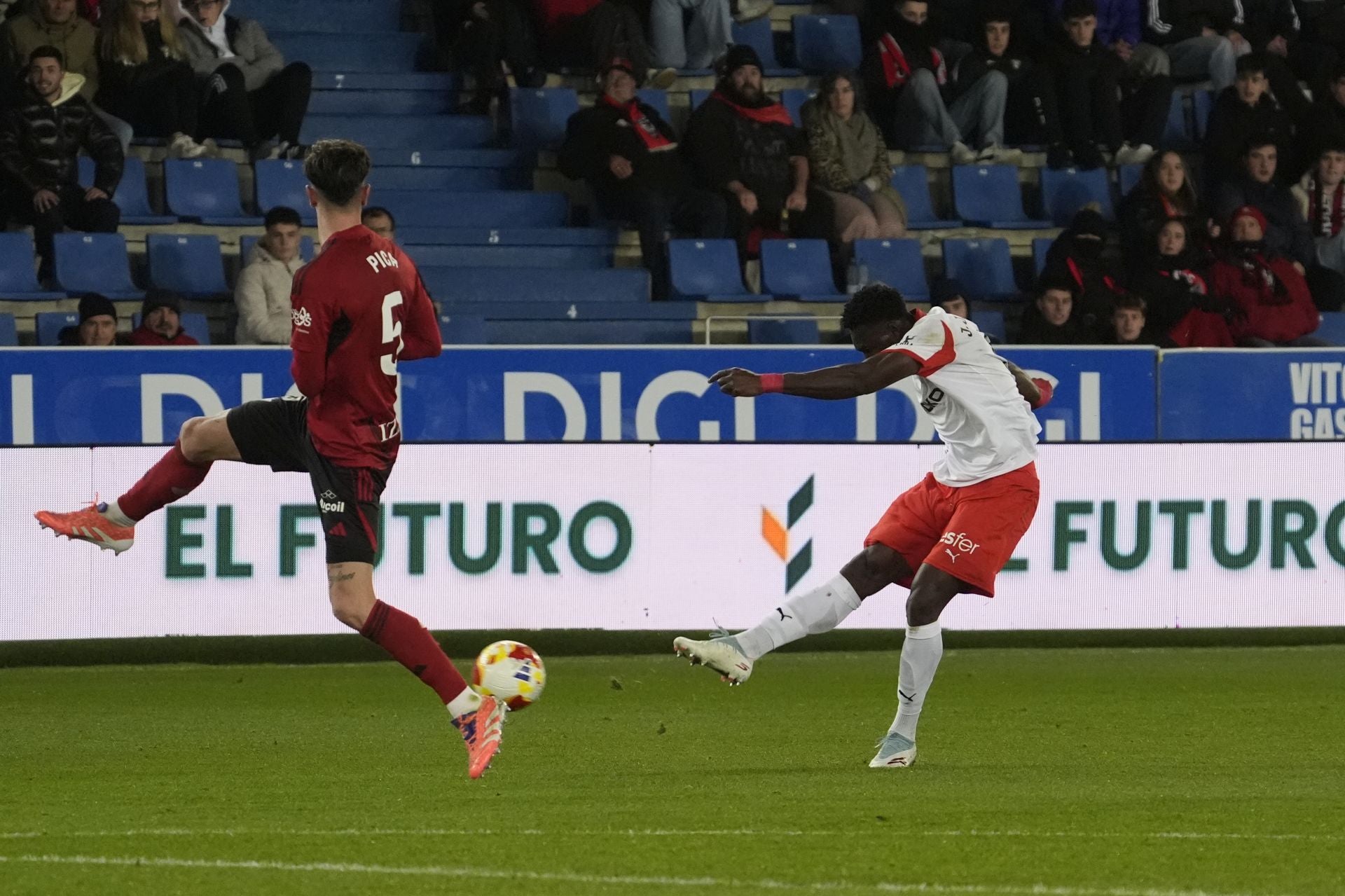 Las mejores jugadas del partido de Copa del Rey del Mirandés - Sporting de Gijón