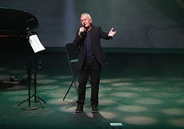 Víctor Manuel, durante un recital en el Niemeyer.