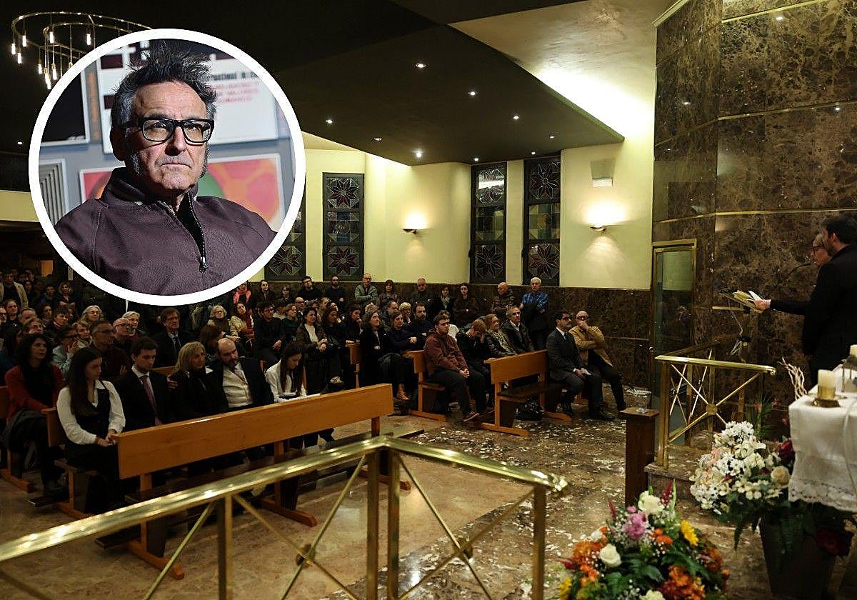 El tanatorio ovetense se llenó para dar el último adiós a José Luis Cienfuegos.