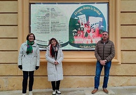 Reyes Ugalde, Rocío Vega y José Antonio Fernández presentaron la programación navideña.