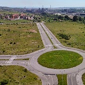 Vista aérea de los terrenos urbanizados de la primera fase de la ZALIA de los que Sunwafe ocupará prácticamente la mitad.
