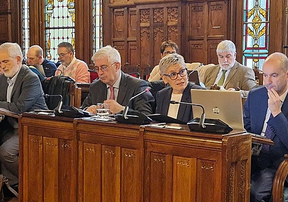 La Consejería de Salud, durante la presentación de los presupuestos en comisión parlamentaria.