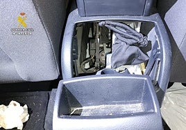 La droga incautada por la Guardia Civil.