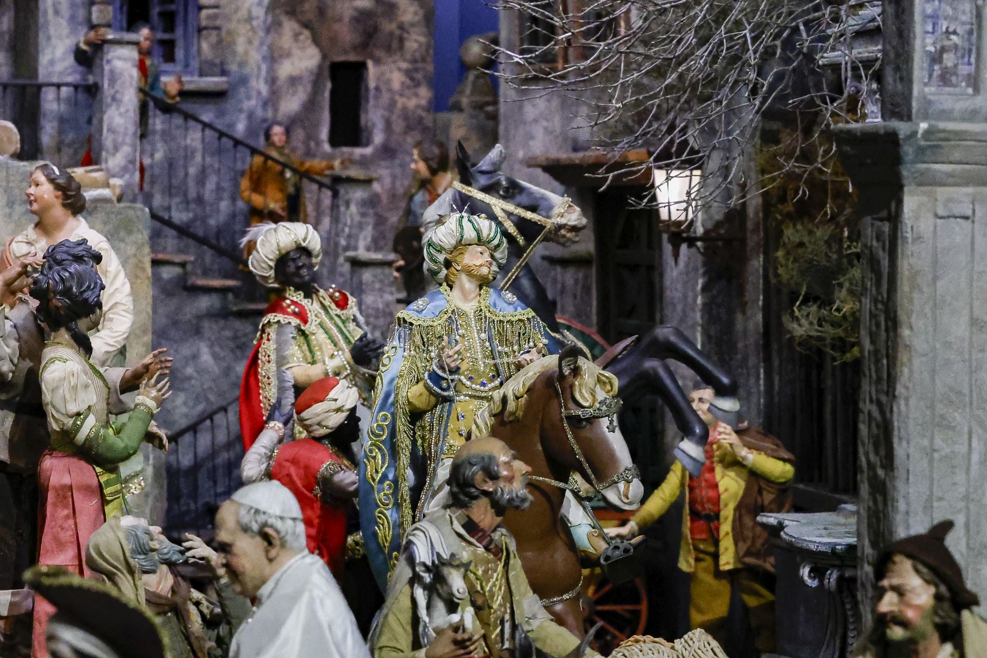 La Ruta de los Belenes de Villaviciosa: un clásico escaparate navideño