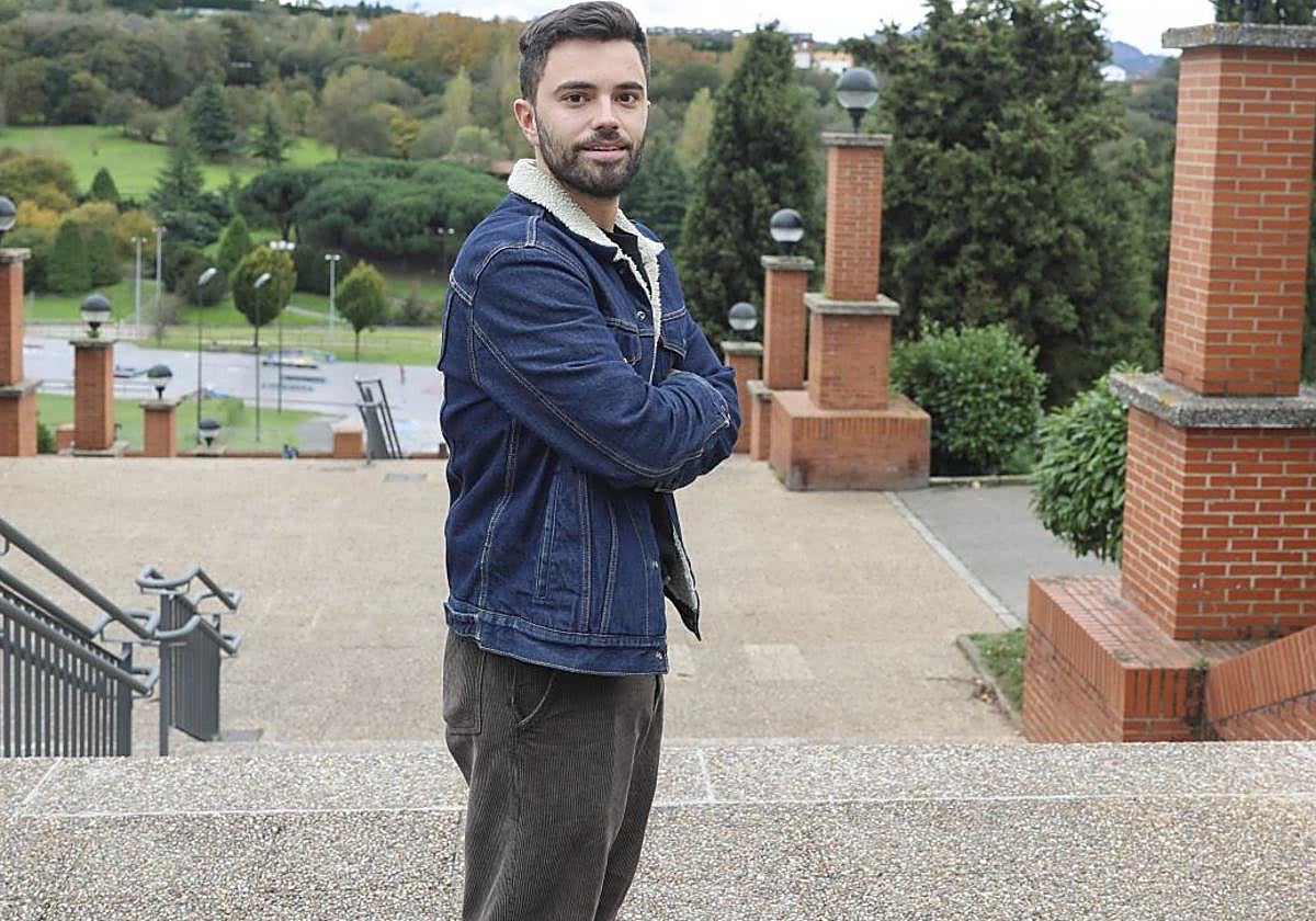 Sergio Llera, en Oviedo.