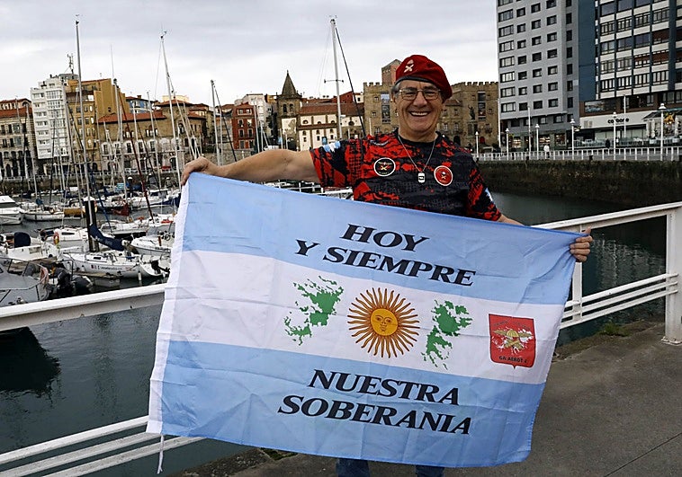 Jorge Gutiérrez, el héroe de Malvinas que quiere vivir en Gijón: «Es muy lindo y seguro»