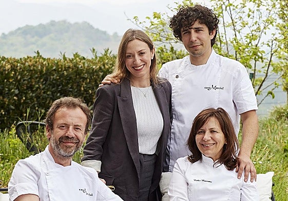 Nacho, Esther Manzano y su hijo Jesús Sánchez mezclan con vanguardia y defienden en el restaurante en el que han hecho historia, Casa Marcial