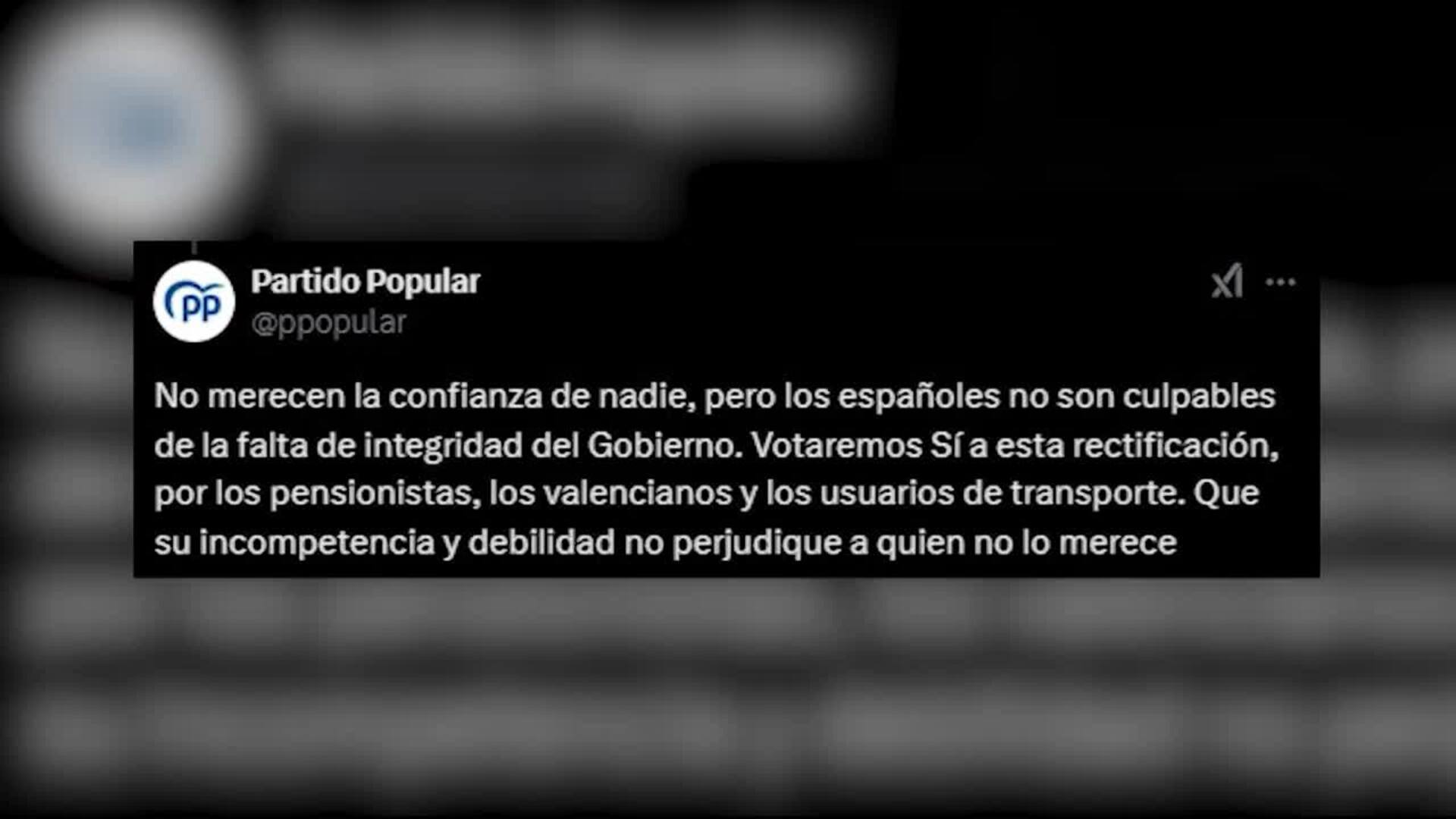 El PP votará a favor del nuevo decreto del Gobierno pactado con Junts