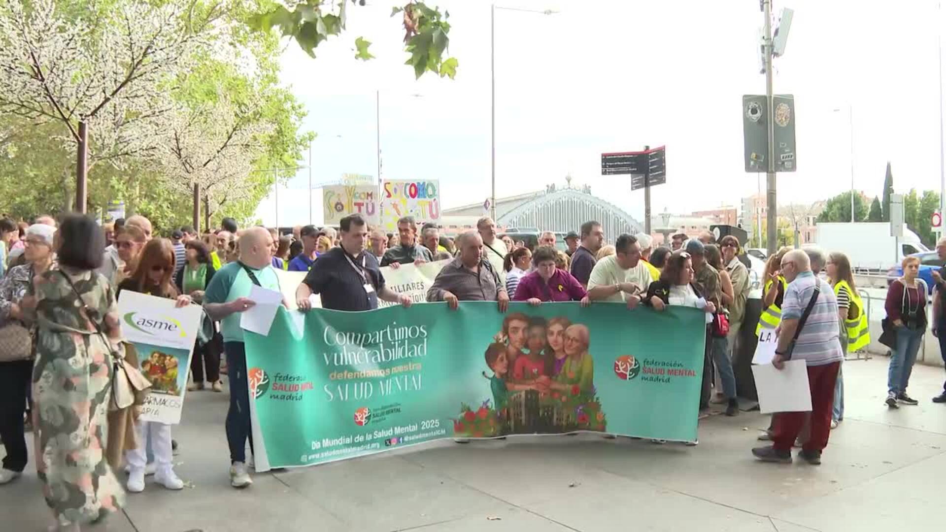 Marcha por la Salud Mental toma Madrid: "Es una realidad que ha sido silenciada"