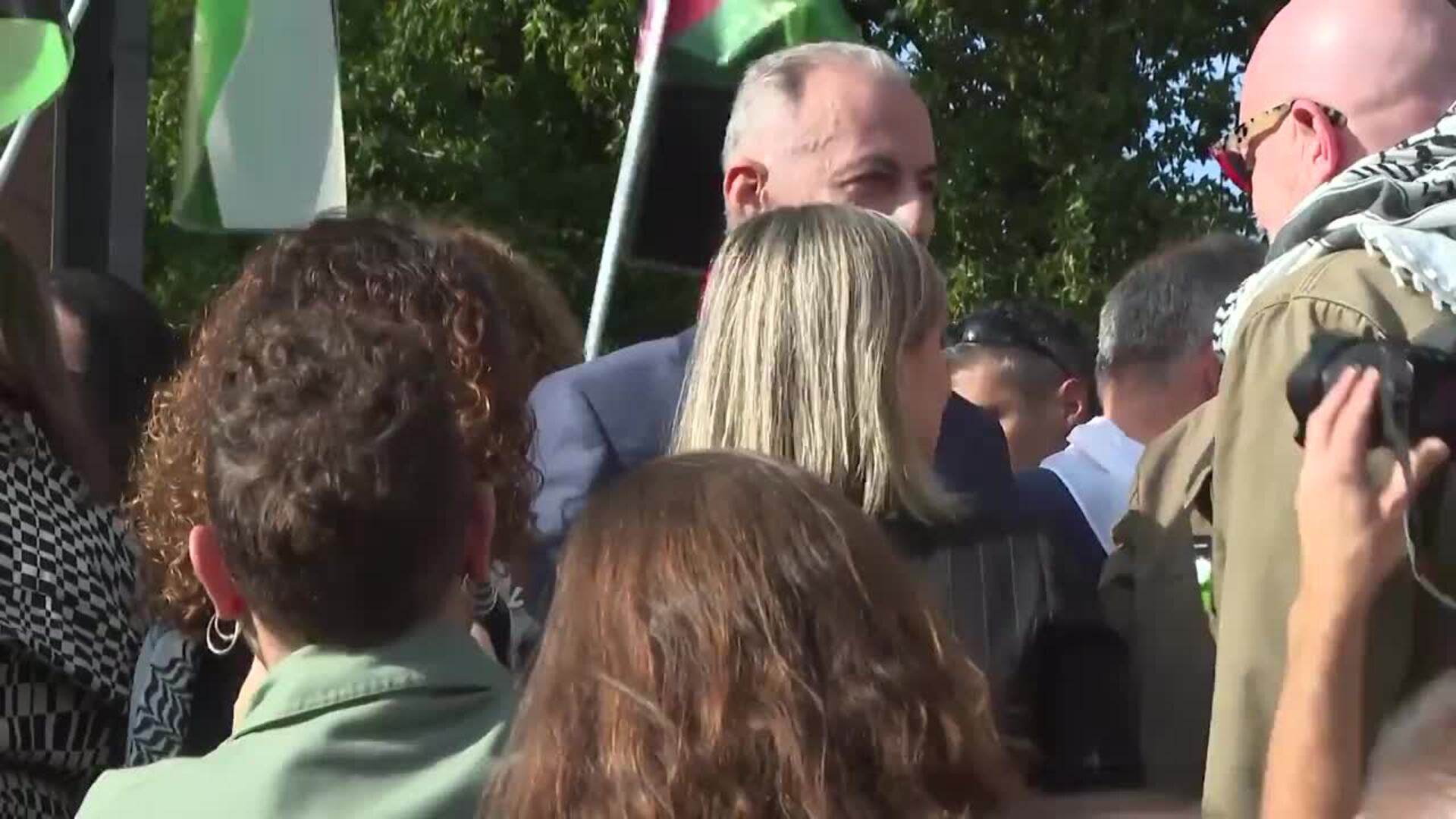 CCOO, UGT y el embajador de Palestina en España se unen en Madrid para pedir una paz justa