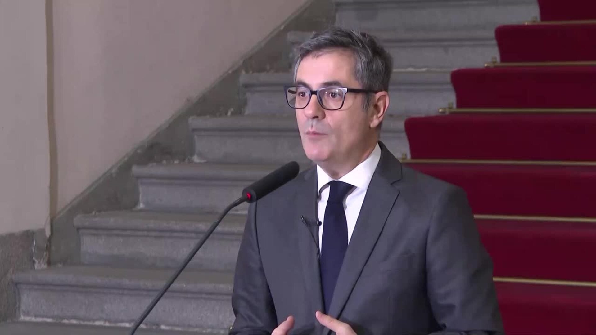 Bolaños cree que no debe opinar sobre el juicio al fiscal general mientras se celebra