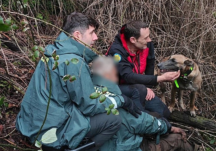 El rescatado en Oviñana se recupera en el SanAgustín «deseando volver a casa»