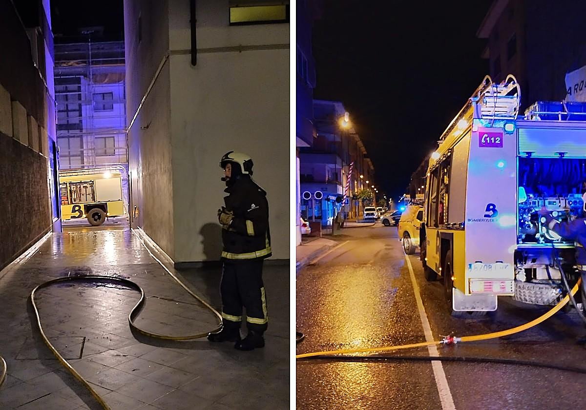 Afectada por inhalación de humo una mujer tras un incendio en el ...