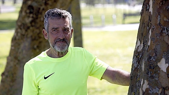 La última prueba de superación del gijonés Luis Prieto: la maratón de Madrid